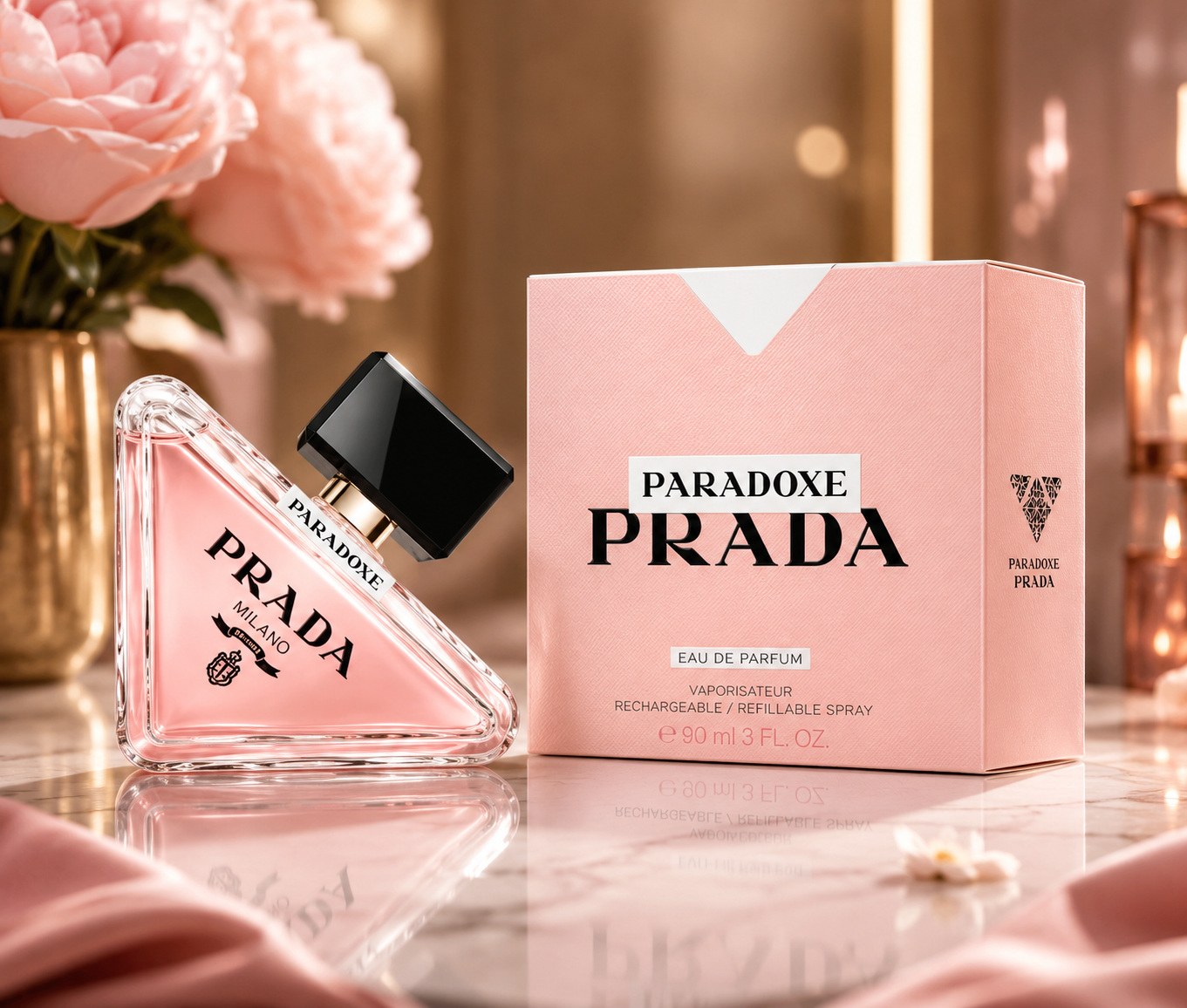 Paradoxe Virtual Flower EDP Perfume Women's Long-Lasting Floral Fragrance 3 oz