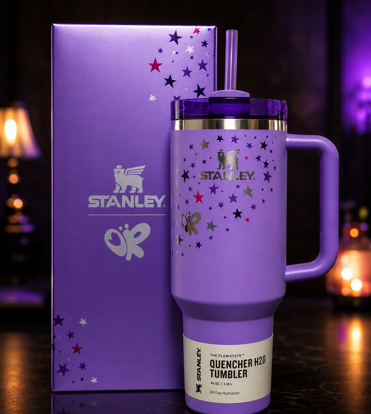 Olivia Rodrigo X Stanley 40 oz Tumbler Cup- BRAND NEW with Box & Straw