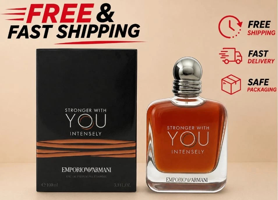 Stronger With You Intensely 3.3oz EDP for Men New & Sealed Box