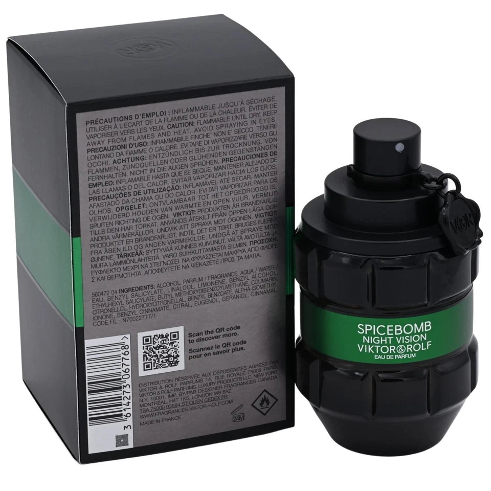 Spicebomb Night Vision by Viktor & Rolf cologne for men EDP 3.04 New In Box