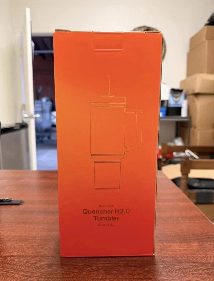The Stanley 1913 x KAROL G 40 oz Quencher H2.O FlowState Tumbler