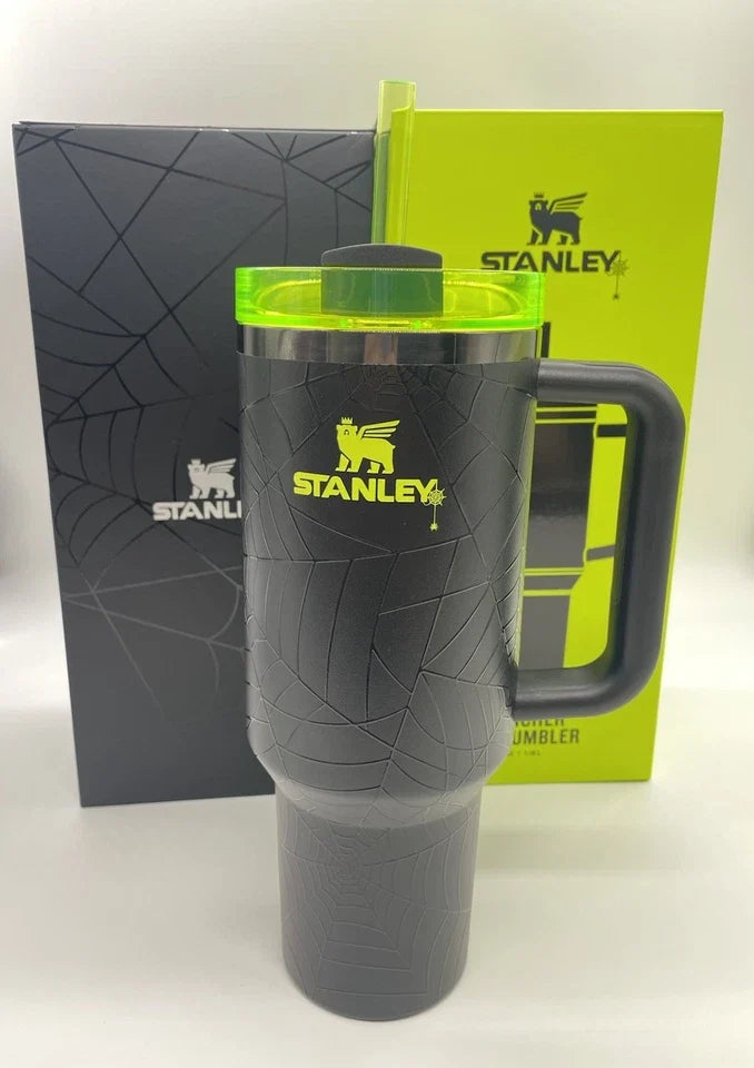 Stanley HALLOWEEN WEB GLOW H2.0 40oz Tumbler Limited Edition IN HAND! NEW