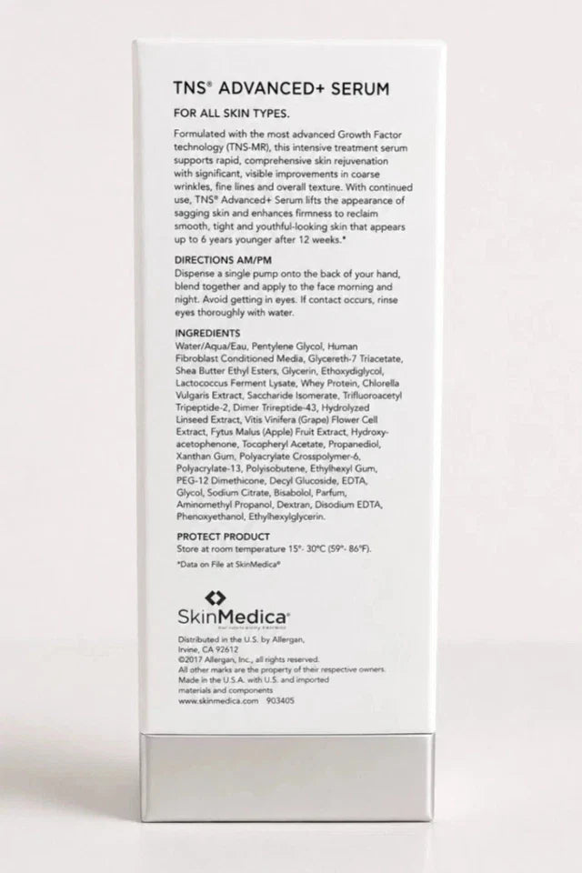 NEW SEAL SkinMedica TNS Advanced Serum - 1oz Exp：10/2028